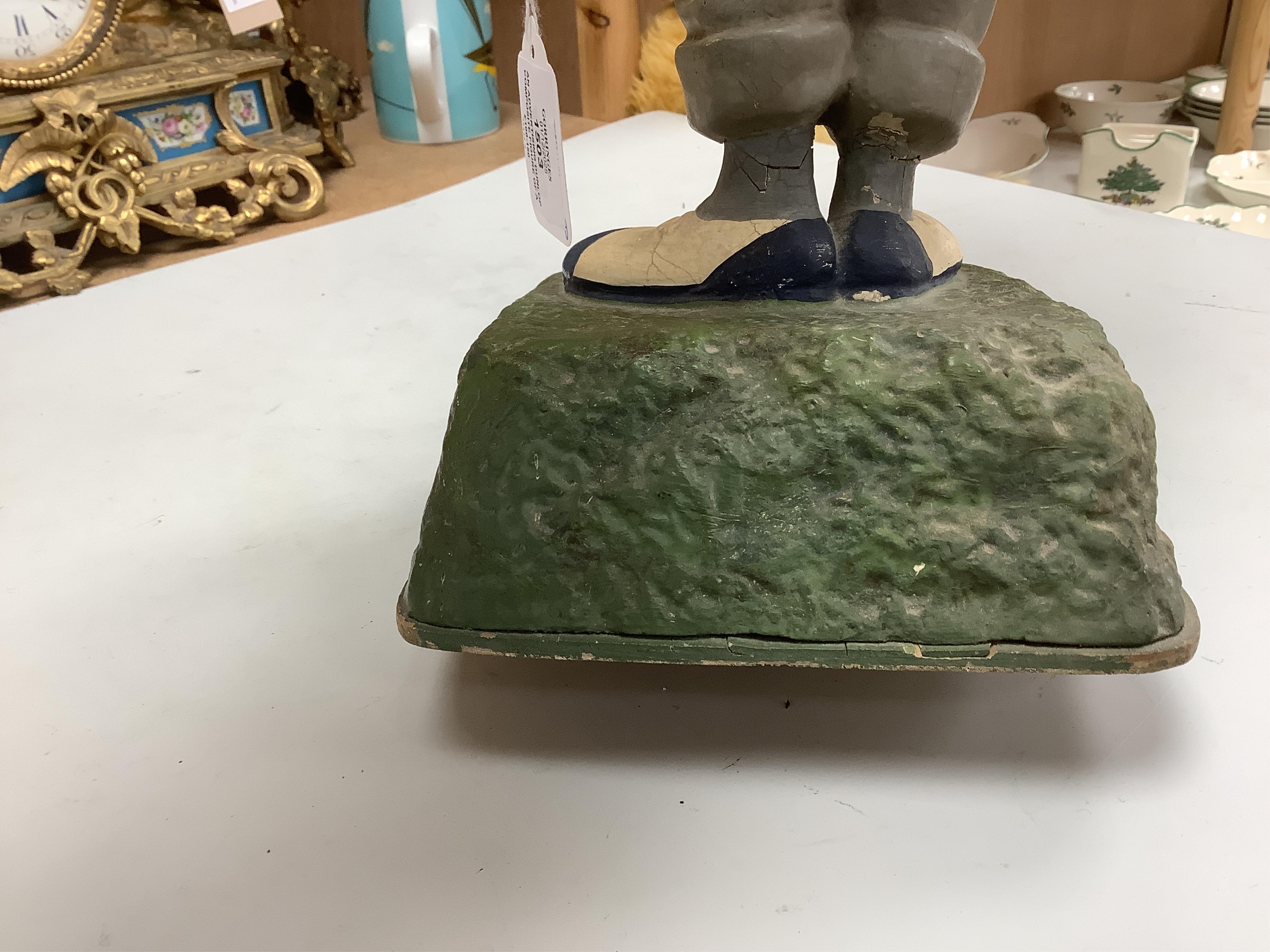 An advertising Dunlop Man composite figure of a golfer, 40cm